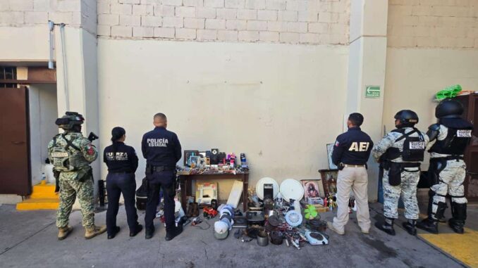 Realizan revisión extraordinaria en el Cereso Estatal No. 1 de Aquiles Serdán