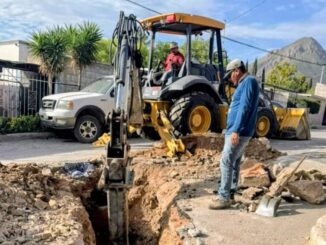 Rehabilita JMAS Chihuahua líneas de agua potable en la colonia Cumbres del Sur