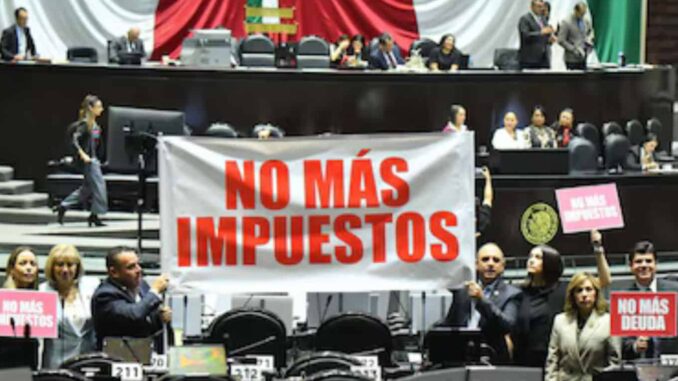 Morena crea 26 nuevos impuestos e incrementa los existentes