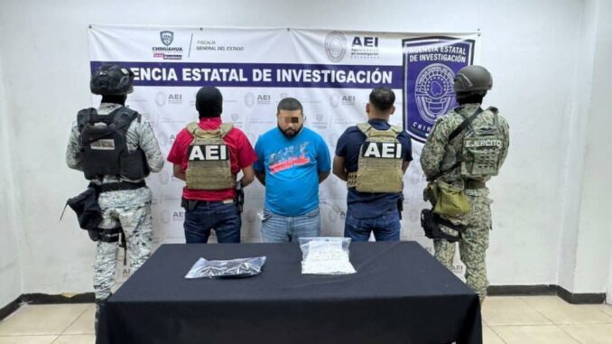 Detiene AEI en flagrancia a presunto narcomenudista en la colonia Infonavit Tecnológico