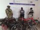 Aseguran bicicletas y herramienta en cateo a vivienda de la colonia Emiliano Zapata