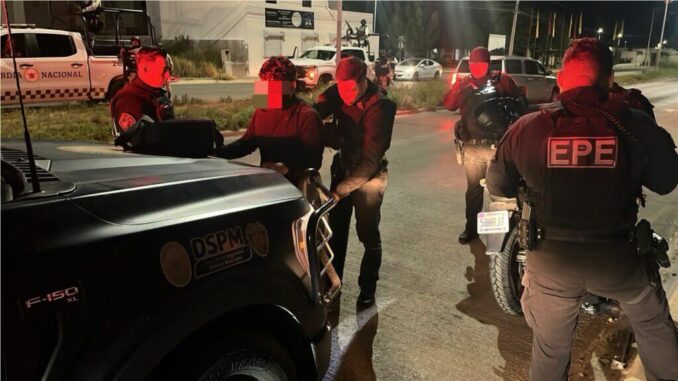 Realizan operativo conjunto para disuasión de robos en la ciudad de Chihuahua