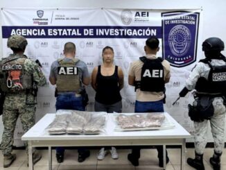 Detienen a mujer con casi 12 kilos de cristal y fentanilo en Juárez