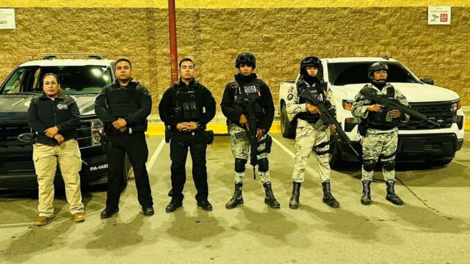 Realizan operativo conjunto para disuasión de robos en la capital