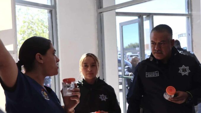 Encabeza secretario operativo de exámenes antidoping en la Policía Municipal