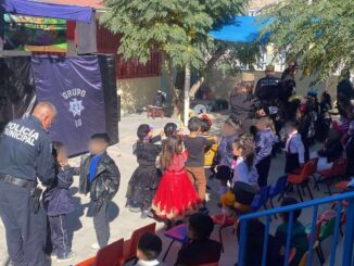 Lleva Policía Municipal el programa Teatrino a jardines de niños