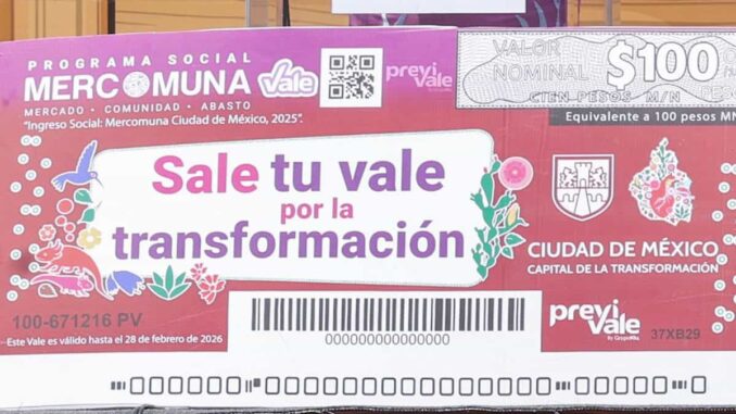 Vales de Mercomuna 2025 son susceptibles de falsificación