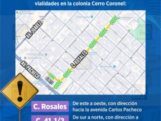Cambian de sentido calles de  la colonia Cerro Coronel para mejorar la movilidad