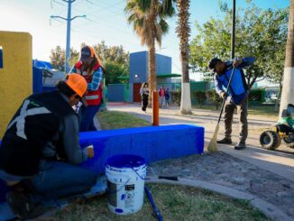 Supervisa Marco Bonilla mantenimiento de parque Aventura y Palomar para garantizar espacios seguros y en óptimas condiciones