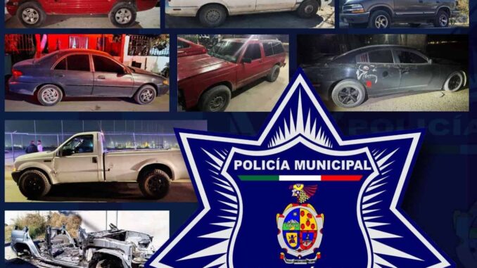 Recuperan 11 vehículos robados en operativo especial