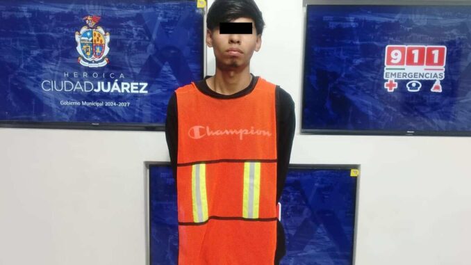 Detienen a joven por portar arma de fuego en Infonavit Juárez Nuevo