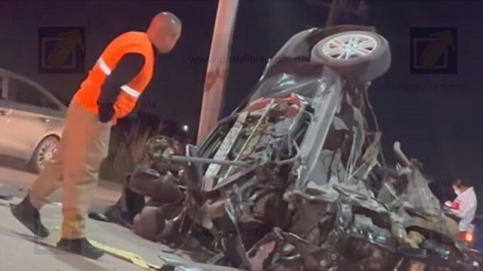 Dos jóvenes pierden la vida en fatal accidente sobre la carretera a Juárez