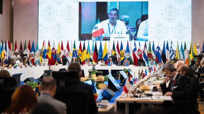 «Una alianza impuesta no es una alianza», asegura el canciller De la Fuente en la IV Cumbre CELAC–Unión Europea