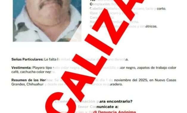 Localiza Fiscalía a hombre reportado como ausente en NCG