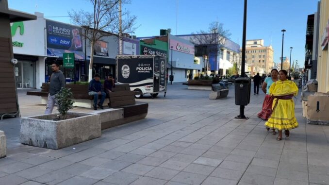 Implementa Policía Municipal operativo «Buen Fin» en el Centro