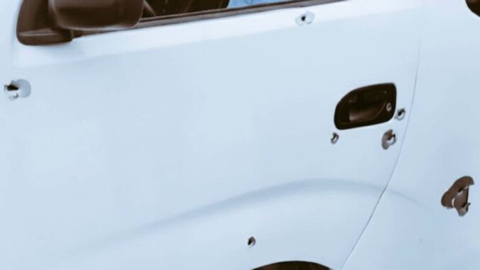 Atacan a balazos a conductor de combi en la autopista México-Pachuca