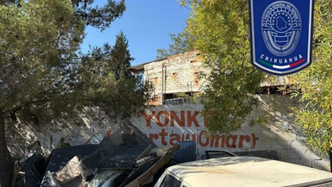 Continúa FGE Zona Sur con revisión de yonkes en Parral