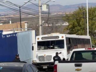 Disparan contra un camión urbano cuando transitaba por una colonia de Cuauhtémoc