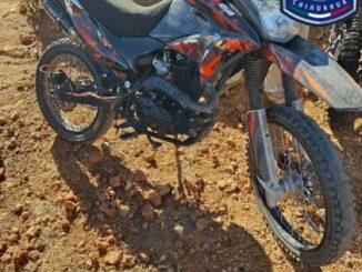 Recupera AEI motocicleta con reporte de robo en Parral