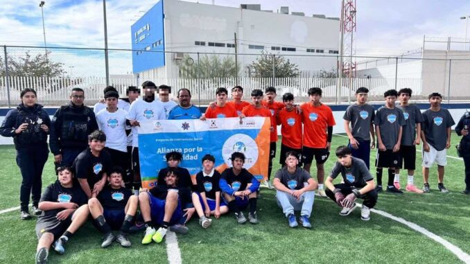 Realizan torneo de futbol asociación civil y policías municipales