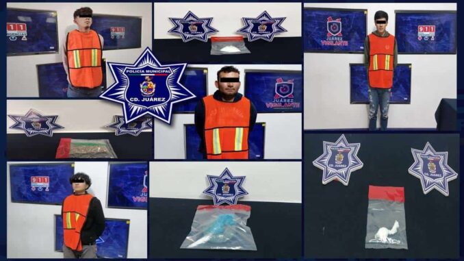 Aseguran a cuatro por presunto narcomenudeo en distintos puntos de la ciudad