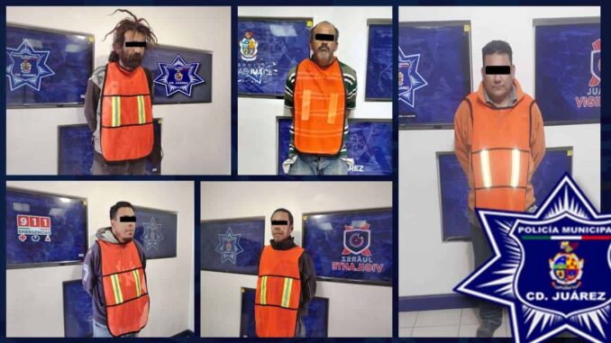 Detienen a 5 prófugos de la justicia