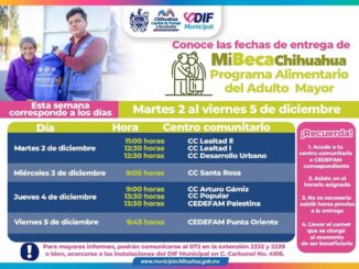 Anuncia DIF Municipal fechas de últimas entregas del PAAM 2025