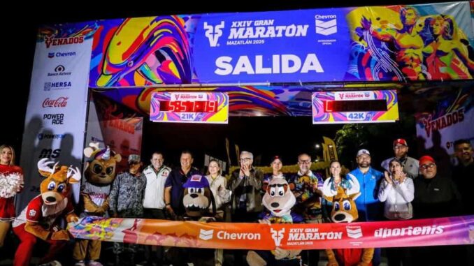 Mazatlán reúne a más de 6 mil corredores en el XXIV Maratón Internacional