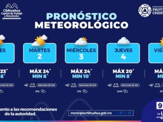 Semana con ambiente fresco y ligeras probabilidades de lluvia en Chihuahua Capital