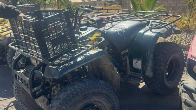 Recupera AEI cuatrimoto sustraída por abuso de confianza en Parral