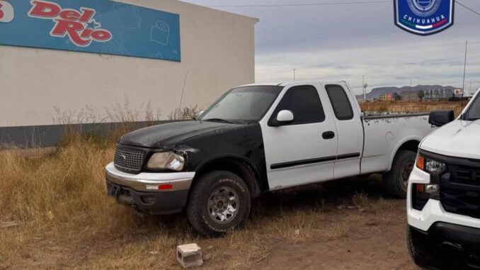 Recupera AEI Noroeste vehículo con reporte de robo en Nuevo Casas Grandes