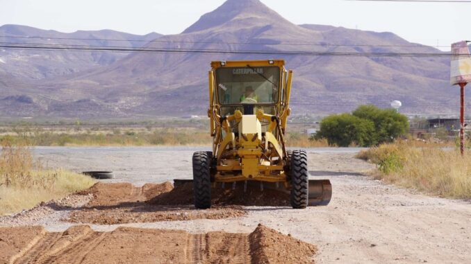 Atendió Municipio más de 50 mil metros cuadrados de calles de terracería durante noviembre