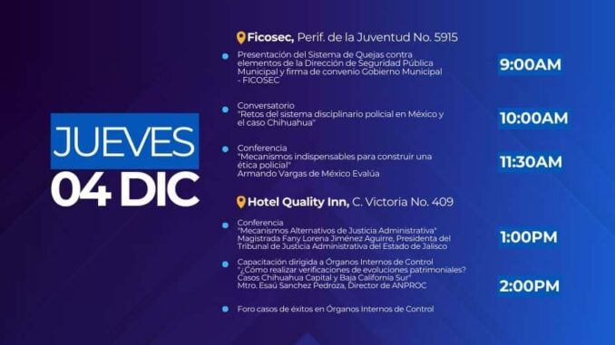 Avanza Segunda Jornada Anticorrupción con enfoque en ética policial y servicio público