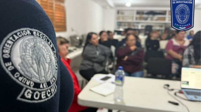 Instruye GOECHI en violencia digital, menores en conflicto con la ley y omisión de cuidados a la comunidad escolar de la primaria Ford