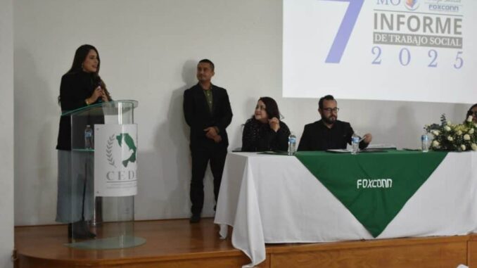 Recibe CEJUM reconocimiento de la empresa Foxconn por su labor