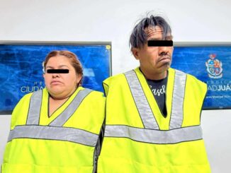 Aseguran 16 paquetes de mariguana y más de un kilo de cristal a pareja