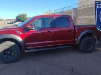 Recupera AEI en Valle de Zaragoza pick up robada en Estados Unidos