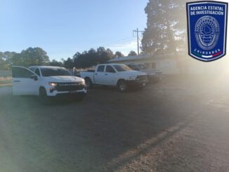 Despliega AEI operativo durante entrega de apoyos en La Hierbabuena, Balleza