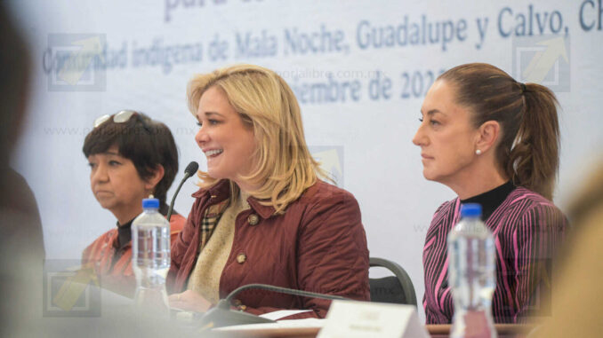 Maru Campos llama a trascender diferencias y sumar esfuerzos en favor de la Sierra Tarahumara