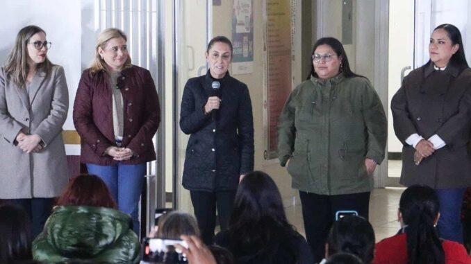 Inaugura Sheinbaum centro para mujeres en Juárez