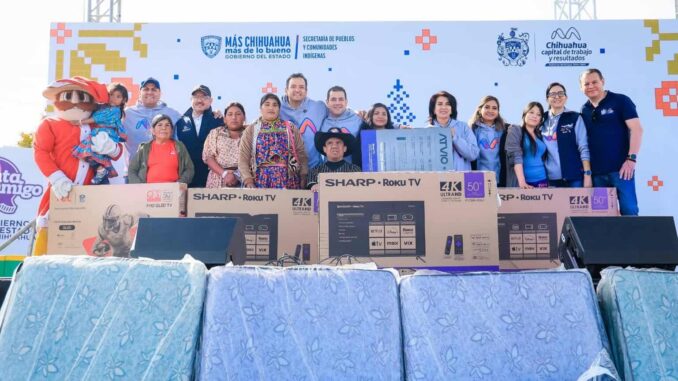 Marco Bonilla y regidores llevan Mega Posada a cientos de familias de comunidades indígenas