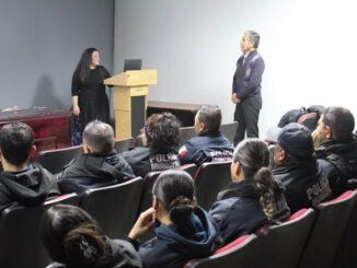 Ofrecen plática a agentes sobre llenado del Informe Policial Homologado