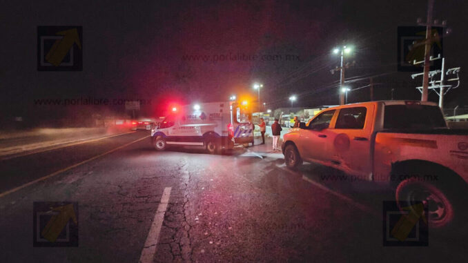 Vehículo fantasma cobra la vida de un adulto en carretera a Delicias