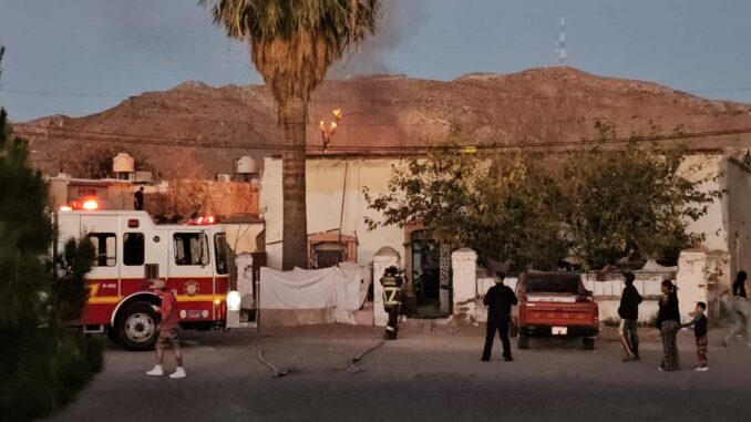 Incendio en vecindad de la colonia Industrial provoca evacuación preventiva de familias