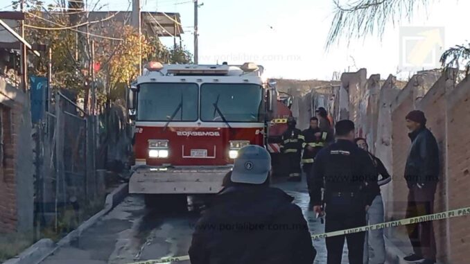 Hombre pierde la vida durante incendio en vivienda de la colonia Proletaria Ampliación