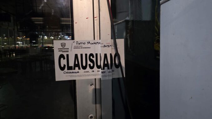Realiza Gobernación Estatal 238 inspecciones y clausura 12 establecimientos durante la última semana