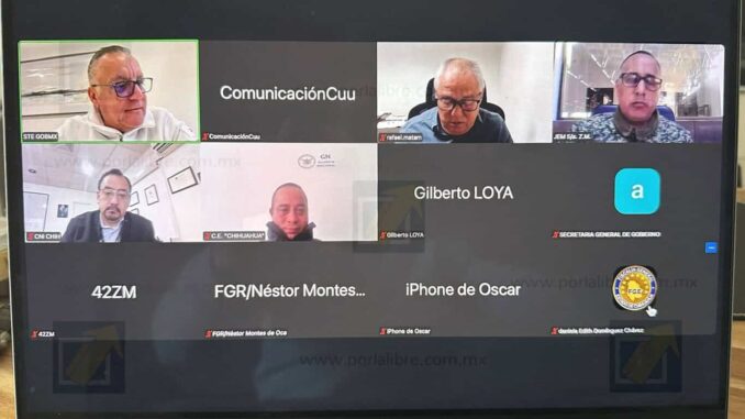 Supervisan autoridades resultados de seguridad en el estado en Mesa Estatal de Construcción de Paz