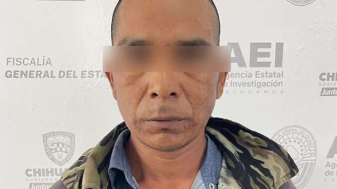 Capturan en Guachochi a presunto responsable de homicidio, violación agravada y violencia familiar