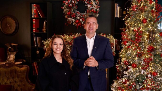 Comparte Alcalde Marco Bonilla mensaje navideño a las familias de Chihuahua