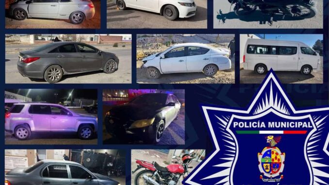 Recuperan 12 vehículos robados tras operativo especial